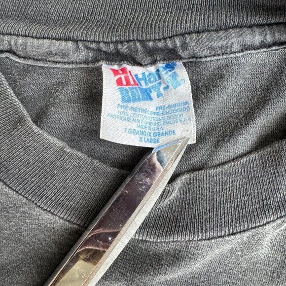 Vintage Goldwell Where Hair is Headed T-Shirt Faded Black X Large - Picture 3 of 5